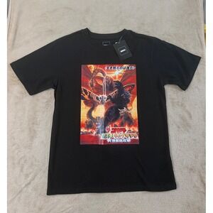 Godzilla Mothra King Ghidorah Giant Monsters Attack T-Shirt Mens M Black NEW 2